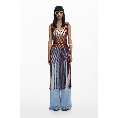 Robe portefeuille en résille DESIGUAL