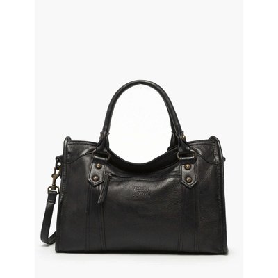 Sac porté main Cow cuir BASILIC PEPPER
