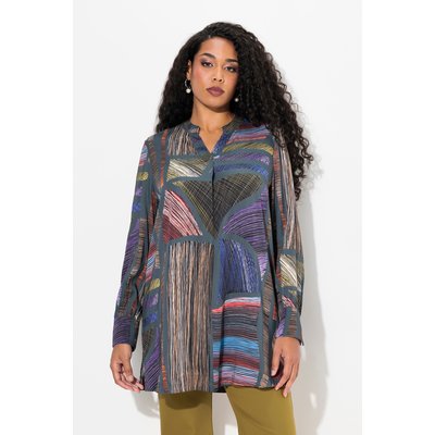 Tunique en satin, col montant ULLA POPKEN