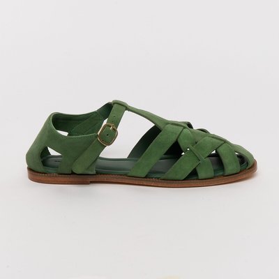 Flat Sandals in Suede Leather, CYBEL PETITE MENDIGOTE