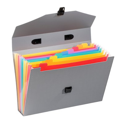 Trieur valisette A4 avec 10 compartiments RAINBOW TOUCH VIQUEL