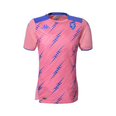 Maillot Manches Courtes de Rugby Aboupret Pro 5 Stade Français Paris KAPPA