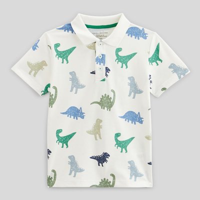 Polo manches courtes imprimé en coton BIO GOTS MONOPRIX