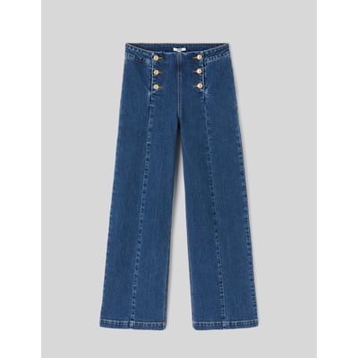 Jean wide leg boutonné BZB
