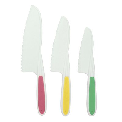 3 couteaux de cuisine enfants MINI MONSTERS FACKELMANN