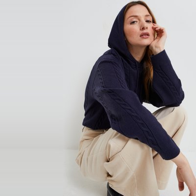 Sweat en maille avec détails torsadés MONOPRIX