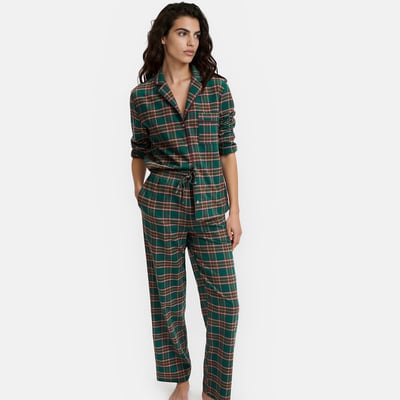 Checked Flannel Pyjamas LA REDOUTE COLLECTIONS