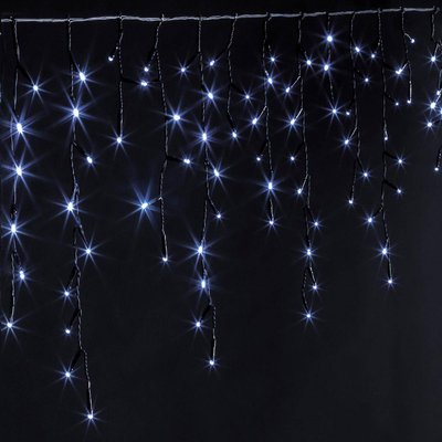Rideau scintillant extérieur programmable 240 LED blanc froid FEERIC LIGHTS & CHRISTMAS