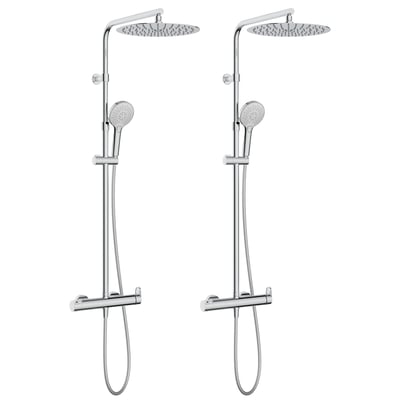Lot de 2 colonnes de douche avec mitigeur, ICONE SENSEA