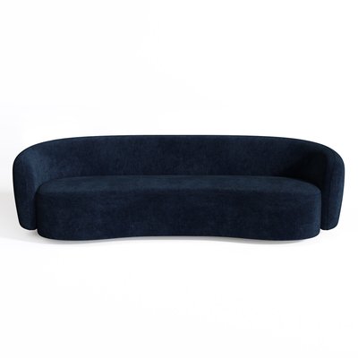 Canapé en tissu tramé toucher doux KATE SIA HOME