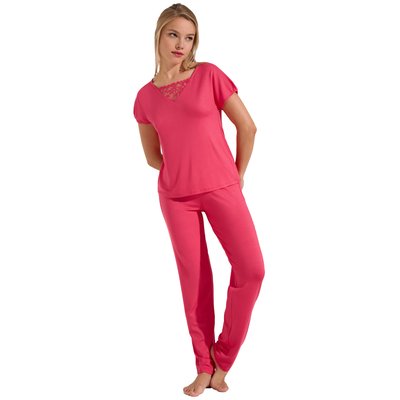 Pyjama pantalon t-shirt manches courtes Naty LISCA