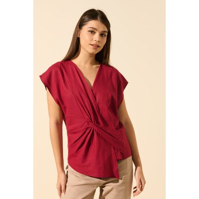 Blouse cache-cœur ANNALIVIA BENOA