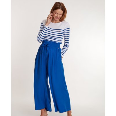 Pantalon de grossesse Sahel Bleu Electrique CACHE COEUR