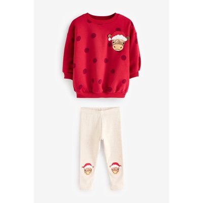 Legging sweat-shirt hamish de noël, ensemble NEXT