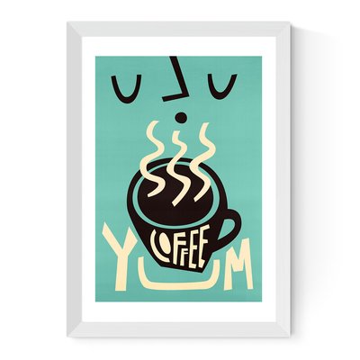 Yum Coffee by Fox and Velvet Print EAST END PRINTS