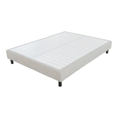 Sommier en kit 20 lattes souples+housse déco+pieds LA REDOUTE INTERIEURS