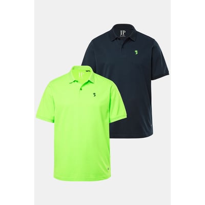 Lot de 2 polos en tissu piqué JP1880