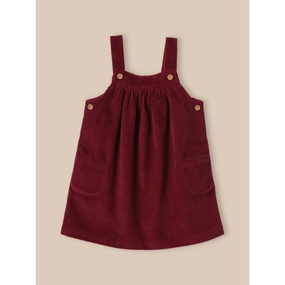 Robe tablier en velours grosses côtes CYRILLUS