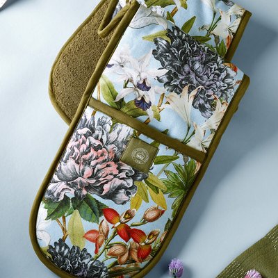 Bee Floral Double Oven Glove KEW