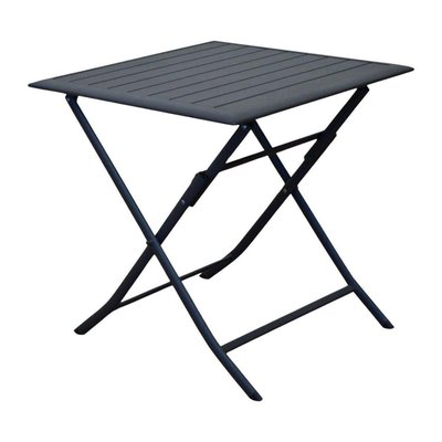 Table pliante en aluminium Lorita 70cm Graphite PROLOISIRS