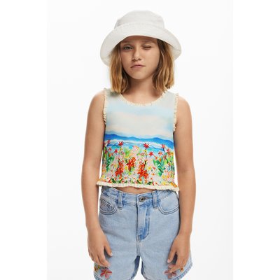 T-shirt à imprimé paysage DESIGUAL