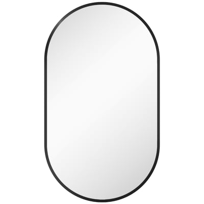 Miroir de salle de bains Alliage d'aluminium HOMCOM