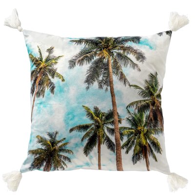 Housse de coussin Bahamas - Blanche, 45x45 cm DUTCH DECOR