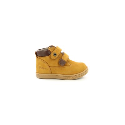 Boots cuir à scratch Tackeasy KICKERS