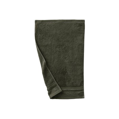 Serviette invité coton LOLA II CARRE BLANC