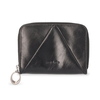 Portefeuille en cuir lisse DUNE GLACE NAT & NIN