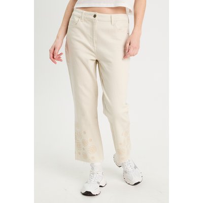 Pantalon large brodé 7/8ème CACHE CACHE