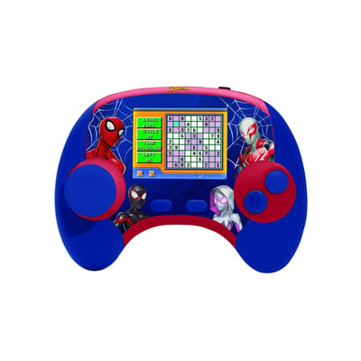Power Console® SpiderMan,console de jeux éducative bilingue français-anglais LEXIBOOK