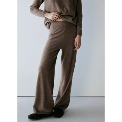 Pantalon 100 % cachemire MANGO
