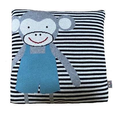 Taie de coussin en coton bio tricoté TRICOT SEVIRA KIDS