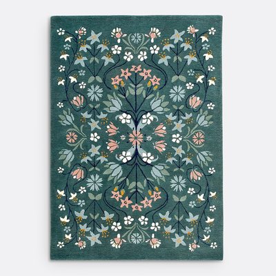 Pilar Floral Wool Rug LA REDOUTE INTERIEURS
