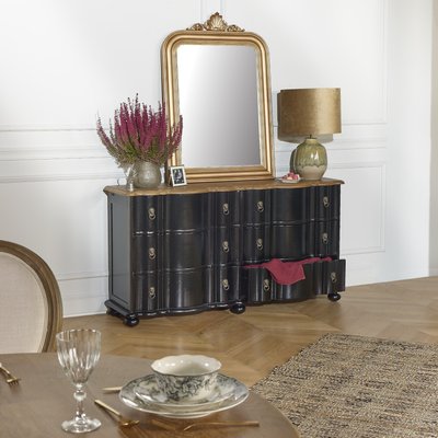 Commode 6 tiroirs plateau en chêne GOODMOON ROBIN DES BOIS