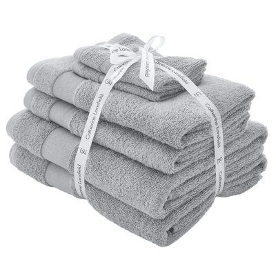 Anti-Bacterial Cotton 6 Piece Towel Bale Set CATHERINE LANSFIELD