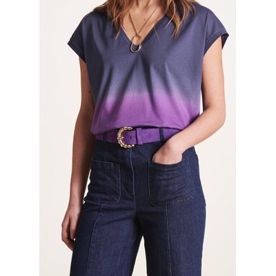 Ceinture en cuir boucle twistée LA FEE MARABOUTEE