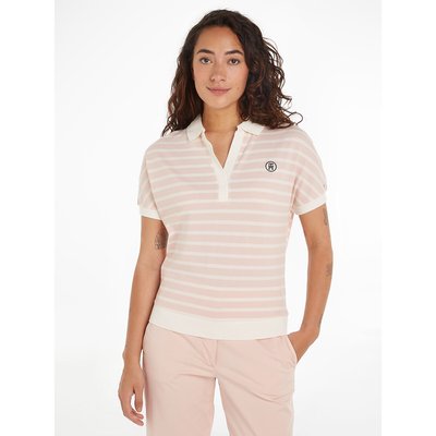 Polo rayé à manches courtes TOMMY HILFIGER