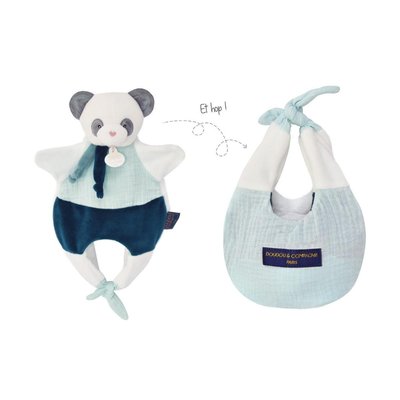 Doudou amusette panda 30 cm DOUDOU ET COMPAGNIE