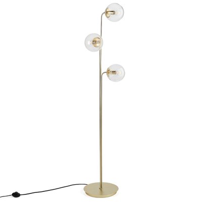 Lampadaire laiton et verre, Moricio LA REDOUTE INTERIEURS