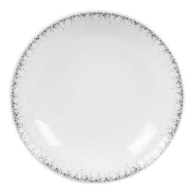 Assiette creuse Boréalis gris 20 cm (lot de 6) TABLE PASSION
