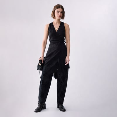 Pantalon ballon avec imprimé floqué LIU JO
