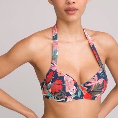Bikini-Oberteil in Foulard-Form mit Printmuster LA REDOUTE COLLECTIONS