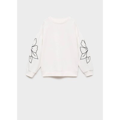 Sweat-shirt broderie florale MANGO KIDS