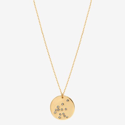Collier doré  - GALAXIE - Verseau CAROLINE NAJMAN
