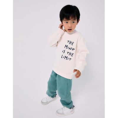 Sweat en coton peigné à capuche avec imprimé ZIPPY