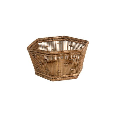 Corbeille en rotin antique ajourée AUBRY GASPARD