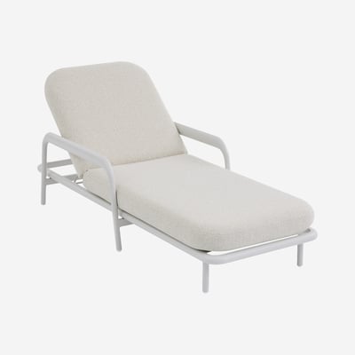 Bain de soleil en aluminium et tissu NAZARE HABITAT
