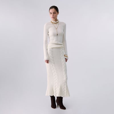 Jupe jupe midi en maille LIU JO